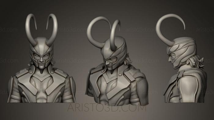 Busts of heroes and monsters (BUSTH_0207) 3D model for CNC machine